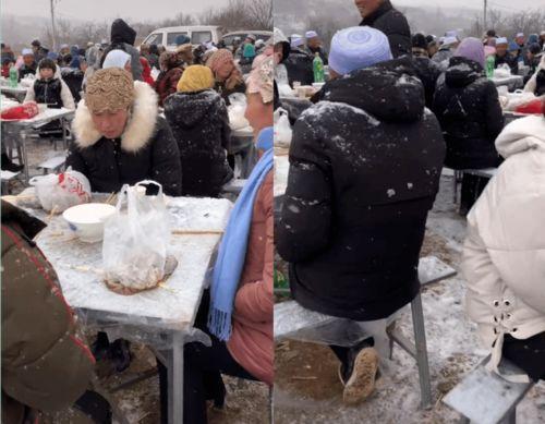 德州大雪吃瓜群众,吃瓜群众围观冬日奇景”